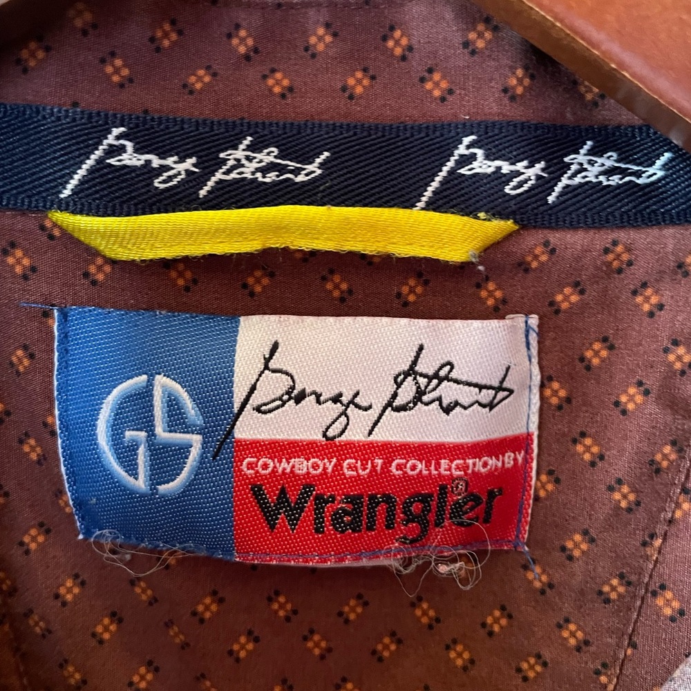 George Strait Wrangler Cowboy Cut long sleeve button down